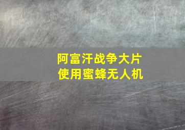 阿富汗战争大片 使用蜜蜂无人机